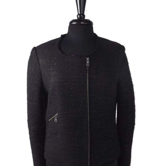 REBECCA MINKOFF Couture Tweed Jacket Size 6 $428 - Picture 5 of 8